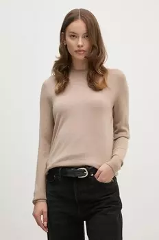 Шерстяной свитер Calvin Klein, бежевый