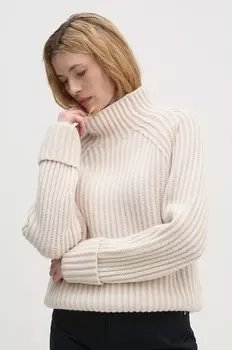 Шерстяной свитер Calvin Klein, бежевый