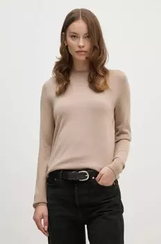 Шерстяной свитер Calvin Klein, бежевый