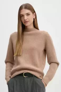 Шерстяной свитер Calvin Klein, бежевый