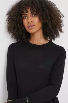 Шерстяной свитер Calvin Klein, черный