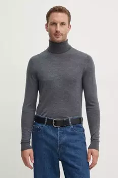 Шерстяной свитер Calvin Klein, серый