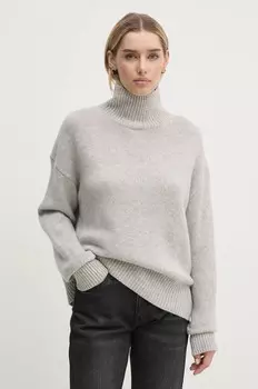 Шерстяной свитер Calvin Klein, серый