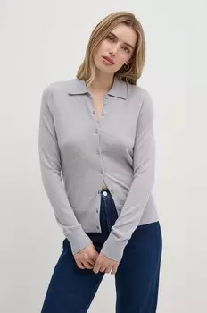 Шерстяной свитер Calvin Klein, серый
