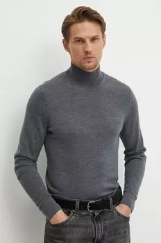 Шерстяной свитер Calvin Klein, серый
