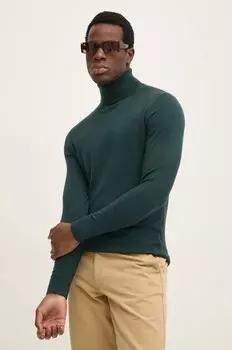 Шерстяной свитер Calvin Klein, зеленый