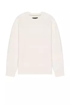 Шерстяной свитер Colton с круглым вырезом Rag & Bone, слоновая кость