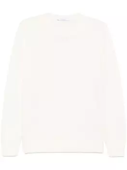 Шерстяной свитер Cruciani, белый