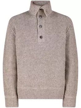 Шерстяной свитер DRIES VAN NOTEN, серый