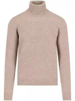 Шерстяной свитер Drumohr, нейтральный цвет