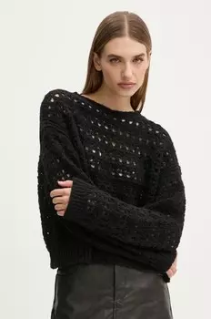 Шерстяной свитер Drykorn, черный