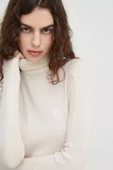 Шерстяной свитер G-Star Raw, бежевый