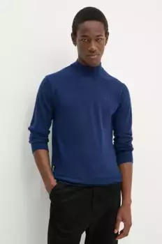 Шерстяной свитер G-Star Raw, темно-синий