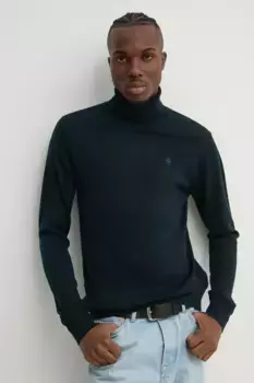 Шерстяной свитер G-Star Raw, темно-синий