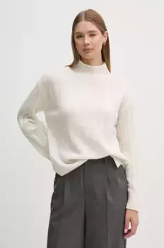 Шерстяной свитер Gant, бежевый