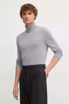 Шерстяной свитер Gant, серый