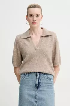 Шерстяной свитер Gestuz, бежевый