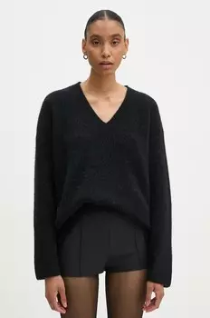 Шерстяной свитер Gestuz, черный