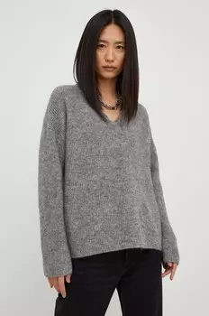 Шерстяной свитер Gestuz, серый