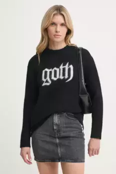 Шерстяной свитер GOTH AllSaints, черный
