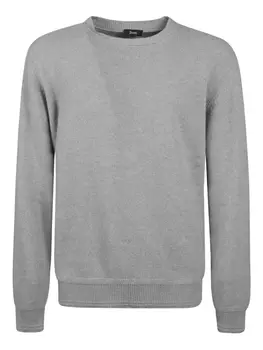 Шерстяной свитер Herno, серый