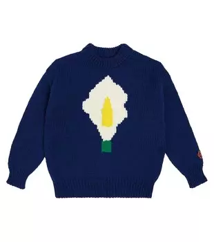 Шерстяной свитер интарсия бык The Animals Observatory, разноцветный