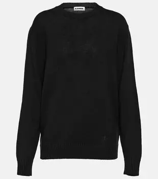 Шерстяной свитер JIL SANDER, черный