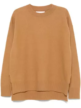 Шерстяной свитер Jil Sander, коричневый