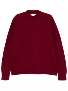 Шерстяной свитер Jil Sander, красный