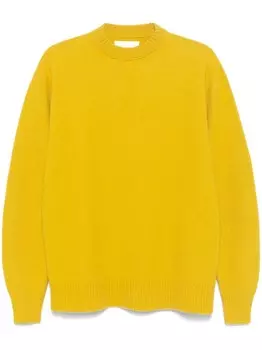 Шерстяной свитер Jil Sander, желтый