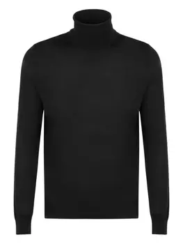 Шерстяной свитер Kiton, черный