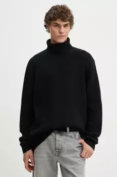 Шерстяной свитер Les Deux, черный