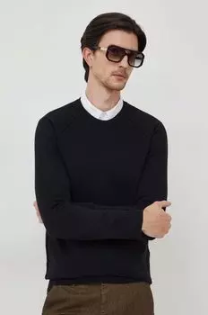 Шерстяной свитер Liu Jo, черный