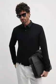 Шерстяной свитер Liu Jo, черный