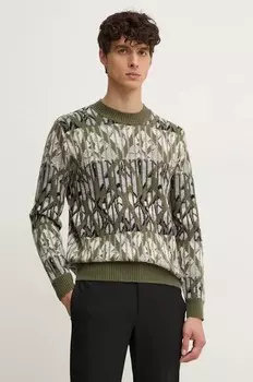 Шерстяной свитер Liu Jo, зеленый