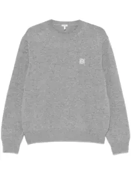 Шерстяной свитер LOEWE, серый