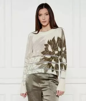 Шерстяной свитер Loose fit Marc Cain, экрю