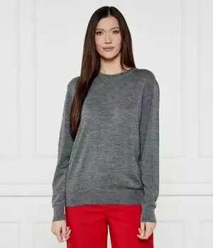 Шерстяной свитер Loose fit Polo Ralph Lauren, серый