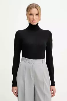 Шерстяной свитер Luisa Spagnoli, черный