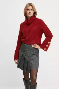 Шерстяной свитер Luisa Spagnoli, гранатовый