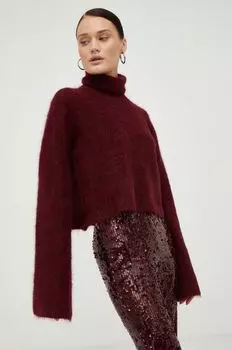 Шерстяной свитер Manda Gestuz, гранат