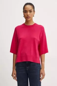 Шерстяной свитер Marella, розовый