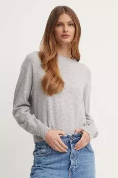 Шерстяной свитер Marella, серый