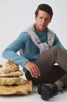 Шерстяной свитер Medicine, бирюзовый