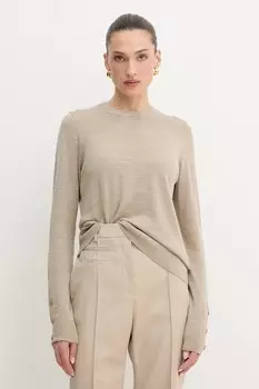 Шерстяной свитер Michael Michael Kors, бежевый