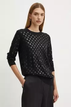 Шерстяной свитер Michael Michael Kors, черный