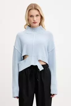 Шерстяной свитер Mm6 Maison Margiela, синий