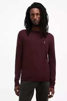 Шерстяной свитер MODE Allsaints, фиолетовый