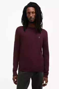 Шерстяной свитер MODE AllSaints, фиолетовый