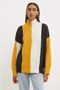 Шерстяной свитер Moschino Jeans, мультиколор